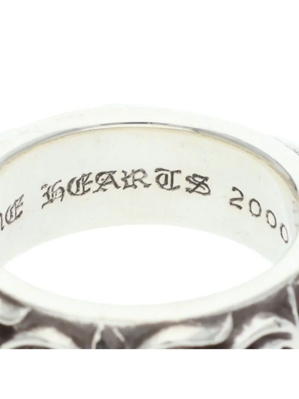 Chrome Hearts Etrnity Vine Band Eternity Silver Ring